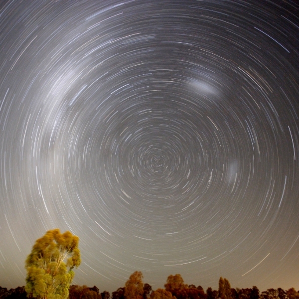 Star trails from Parkes